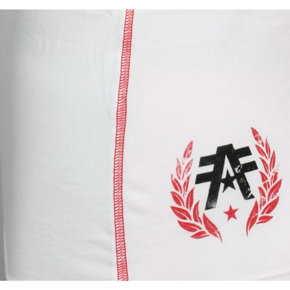 AMERICAN FIGHTER Excelsior White Athletic Fit Mens Crewneck T-shirt L-3XL NWT - Picture 10 of 10